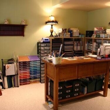 My Scrapbook room...take a peek:)