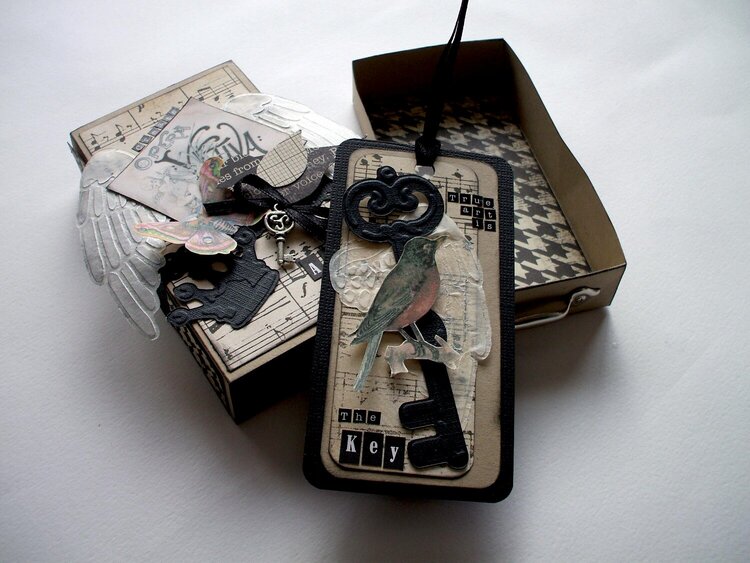 Altered Matchbox and Tag