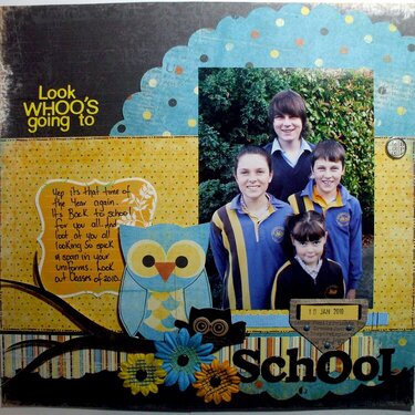 look whoo&#039;s going to School