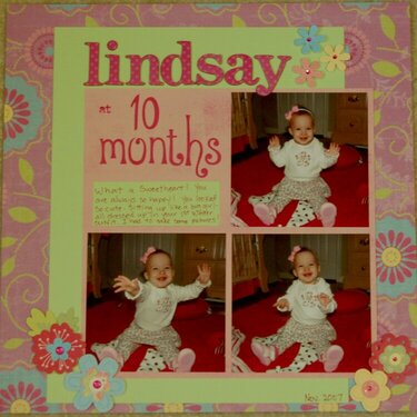 Lindsay at 10 months