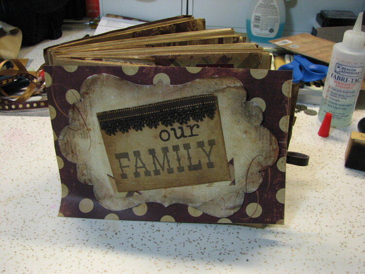 Our Family - an paper bag album