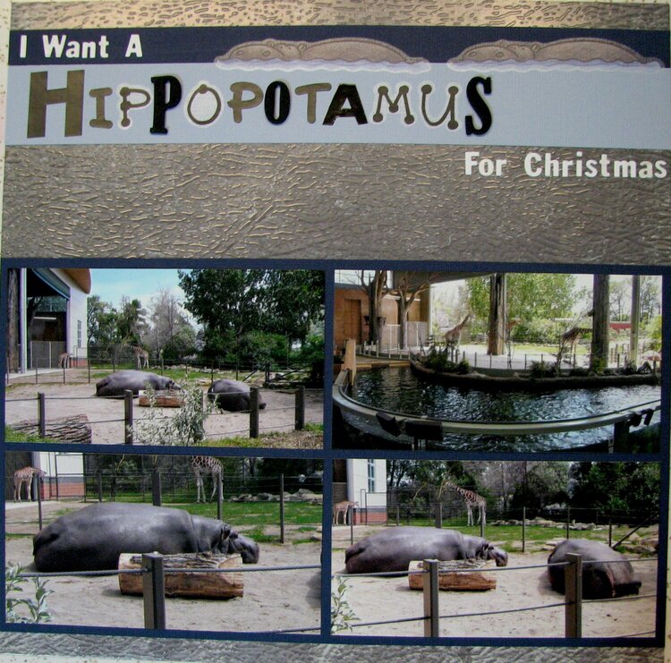 I Want a Hippopotamus for Christmas