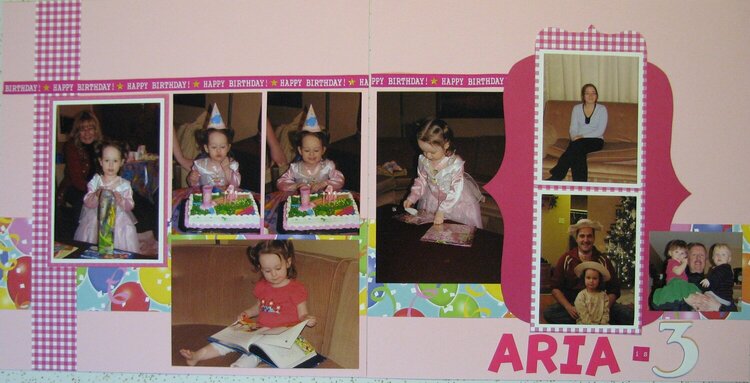 Aria is 3