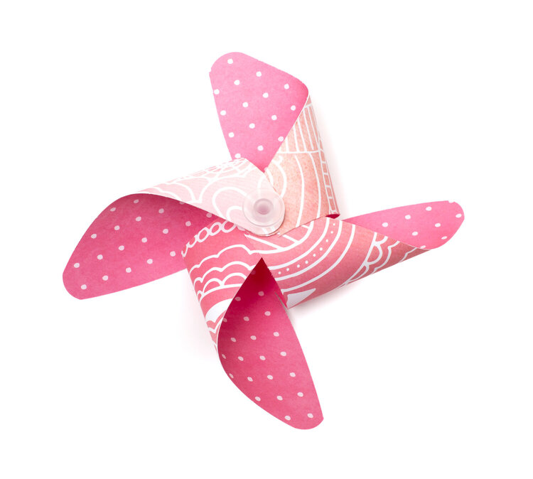 DIY Party Pinwheels using We R Memory Keepers Pinwheel Punchboard