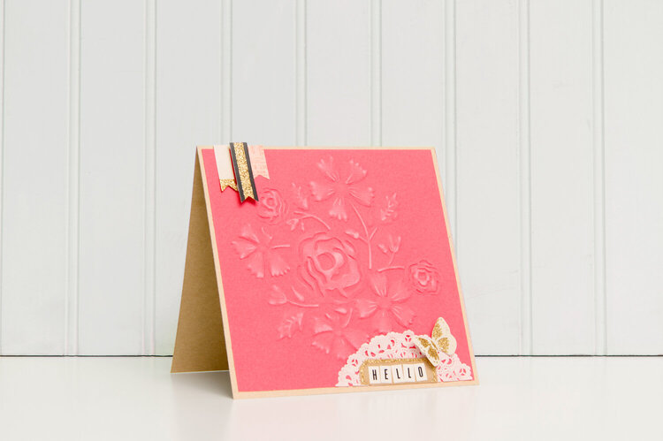 Pink Bouquet Card