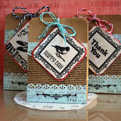 Paper Bag Project featuring the new We R Memory Keepers Bakers Twine