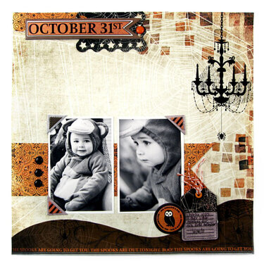 October 31st featuring the Black Widow Collection from We R Memory Keepers