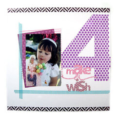 Make a Wish Featuring new Washi Sheets from We R Memory Keepers