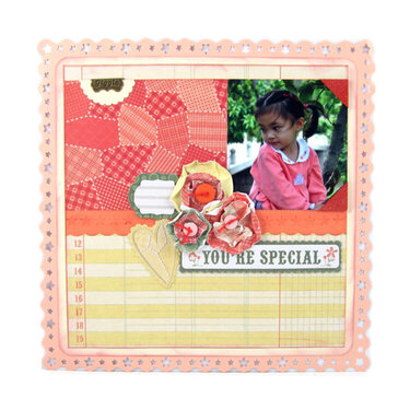 Family Keepsake &quot;You&#039;re Special&quot; Layout