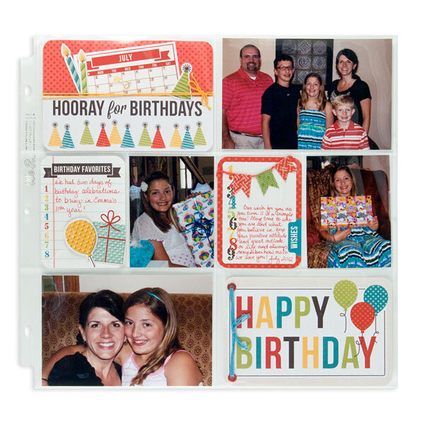 Happy Birthday featuring Hip Hip Hooray from We R Memory Keepers