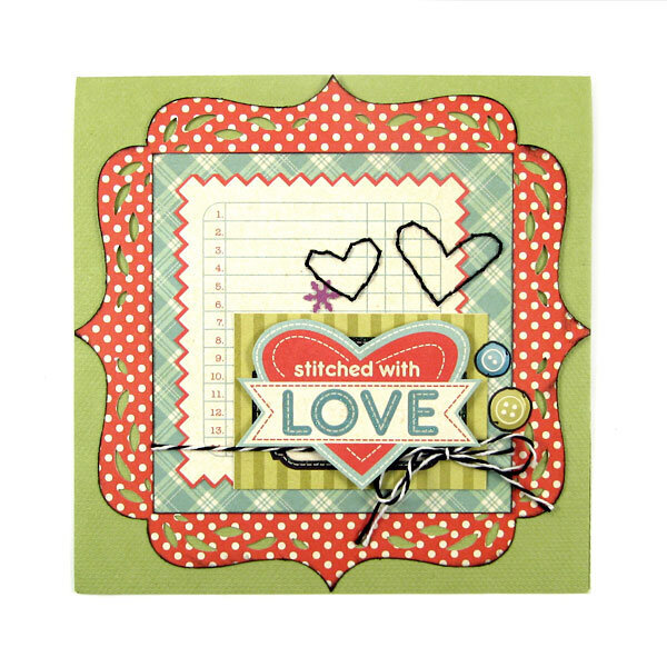 Stitched with Love Featuring new Mini 8 from We R Memory Keepers