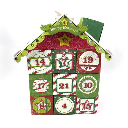 Peppermint Twist Advent House