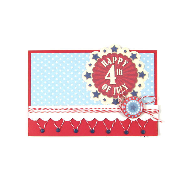 Happy 4th of July featuring Red White and Blue from We R Memory Keepers