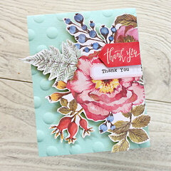 Wildflower Thank You Card