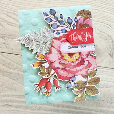 Wildflower Thank You Card