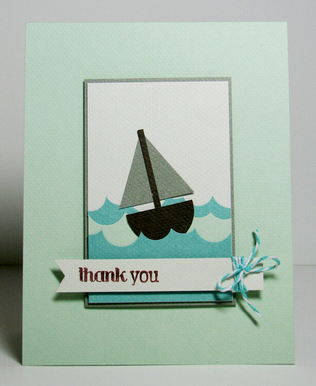 Thank You featuring the new Bakers Twine from We R Memory Keepers