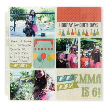 Hooray for Birthdays featuring Hip Hip Hooray Collection from We R Memory Keepers