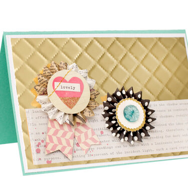 Embossed Woven Card