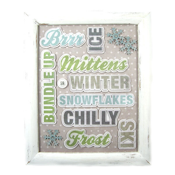 Winter Frame featuring Winter Frost from We R Memory Keepers