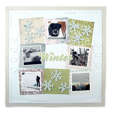 Winter featuring Winter Frost from We R Memory Keepers