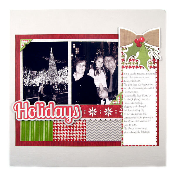 Holidays Featuring new Washi Sheets from We R Memory Keepers