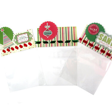 Holiday Gift Bags featuring We R Sew Ribbon