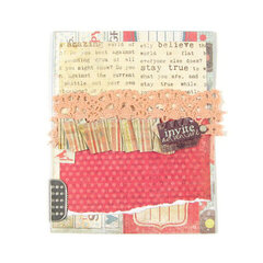Invite using Anthologie from We R Memory Keepers