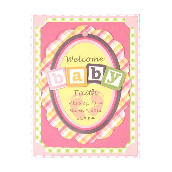 Welcome featuring Baby Mine from We R Memory Keepers