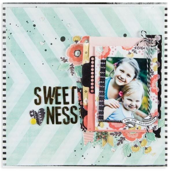 Sweetness featuring the new Chalkboard Collection from We R Memory Keepers