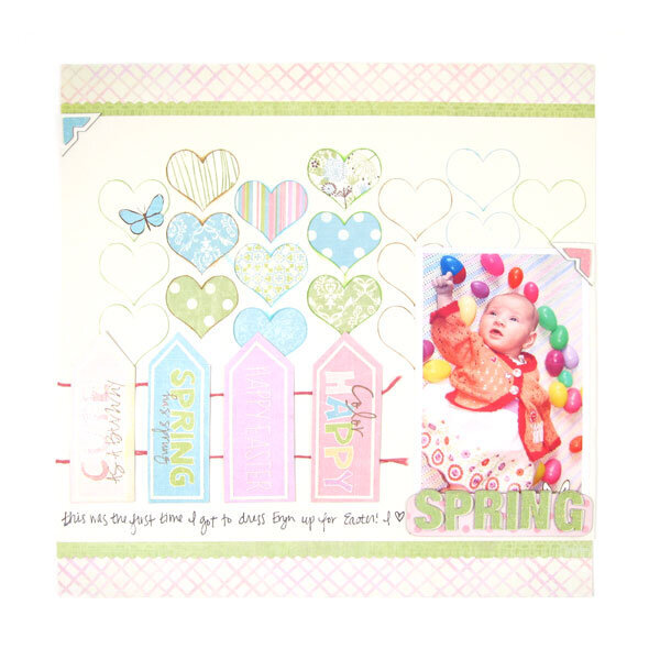 Spring featuring Cotton Tail Collection from We R Memory Keepers
