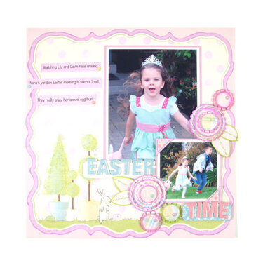 Easter Time featuring Cotton Tail Collection from We R Memory Keepers