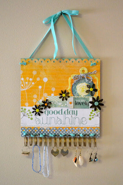 Jewelry Holder using the We R Cinch tool by Aly Dosdall
