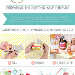 Make Customized Mini Pinatas for your next Party with WRMK