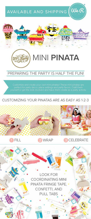 Make Customized Mini Pinatas for your next Party with WRMK