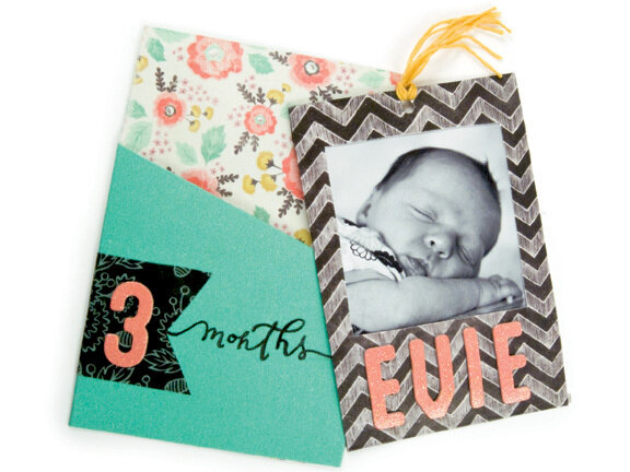 3 Months Sweetness featuring the new Chalkboard Collection from We R Memory Keepers