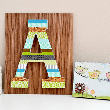 We R Memory Keepers Washi Tape Letter Decor