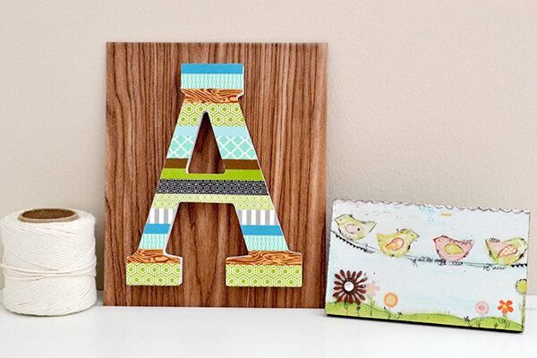 We R Memory Keepers Washi Tape Letter Decor