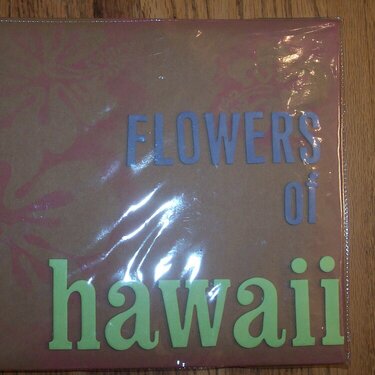Flowers of Hawaii album