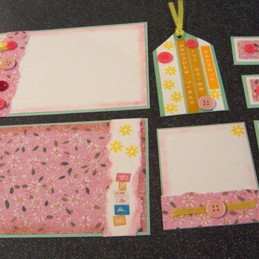 Spring Embellished Page Kit Set #2
