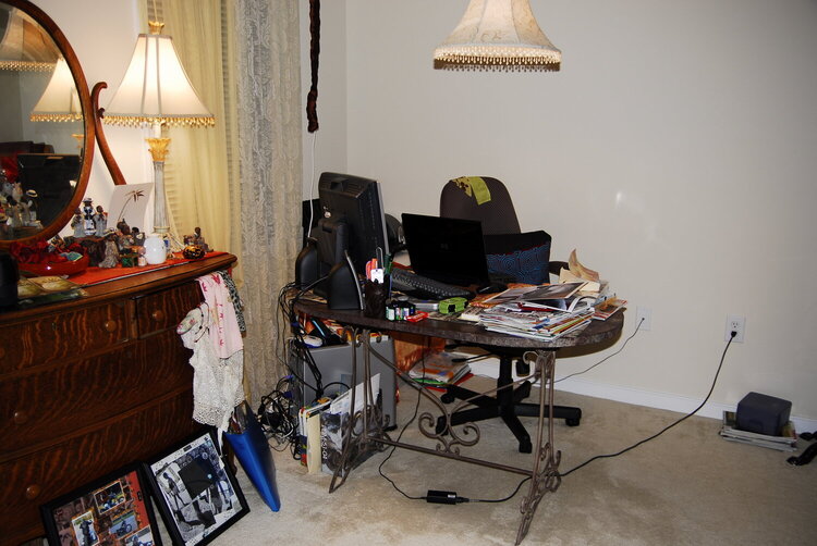 My PC &amp; Scrap room in progress