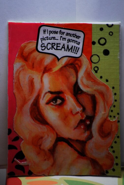 If I pose for...ATC - not for trade