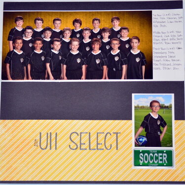 U11 Select Team Photo