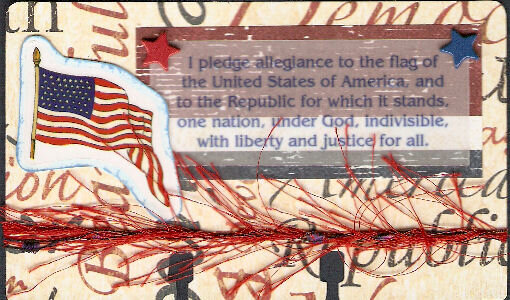 I pledge allegiance to the flag...