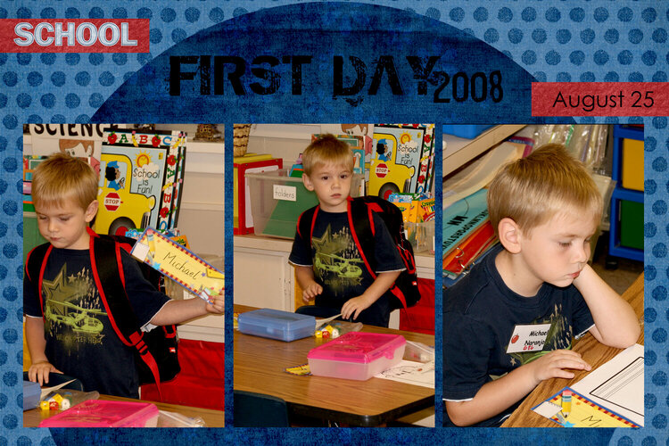 First Day of School 2008