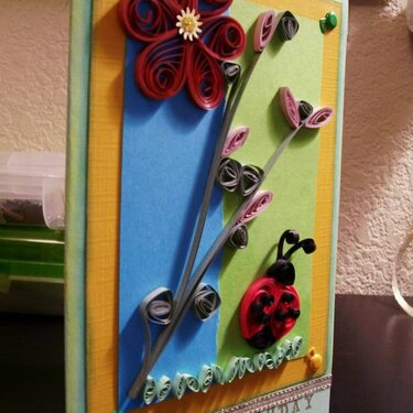 First paper quilling