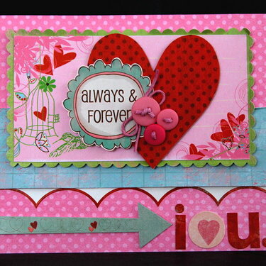 I heart you card