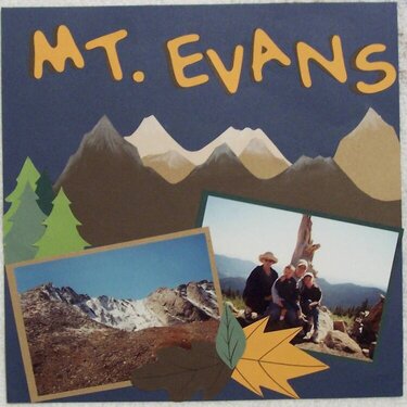 Mt. Evans (left)