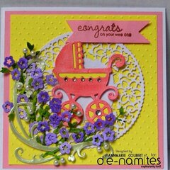 Wee Little One Baby Card by Annmarie Colbert