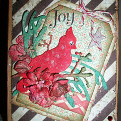 Homespun Holiday Card by Peggy Lee