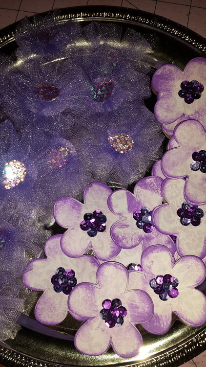 April flowers purple